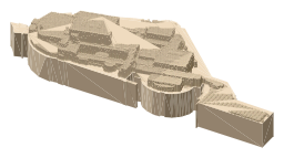 Opéra Bastille, the silhouette LookUp draws on the map