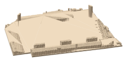 Cappielow, the silhouette LookUp draws on the map