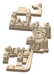 Floors Castle, the silhouette LookUp draws on the map