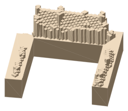 Traquair House, the silhouette LookUp draws on the map