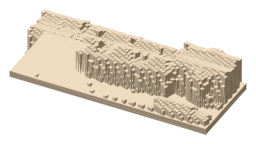 Fort George, the silhouette LookUp draws on the map