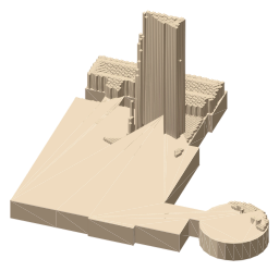Lanark County Buildings, the silhouette LookUp draws on the map
