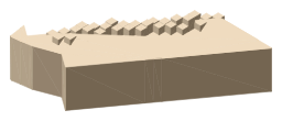 St Andrews Castle, the silhouette LookUp draws on the map