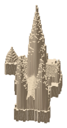 St Mary's Cathedral, the silhouette LookUp draws on the map
