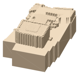 Edinburgh Festival Theatre, the silhouette LookUp draws on the map