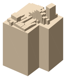 Craigmillar Castle, the silhouette LookUp draws on the map