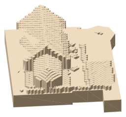 St Mary's Cathedral, the silhouette LookUp draws on the map