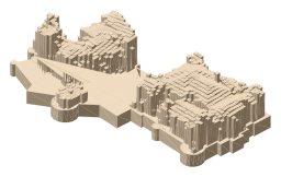 Inverness Castle, the silhouette LookUp draws on the map