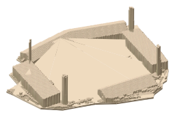 Dens Park, the silhouette LookUp draws on the map