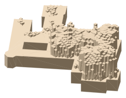 Brodie Castle, the silhouette LookUp draws on the map