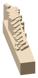 Kelvinbridge, the silhouette LookUp draws on the map