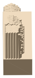 St Columba's Cathedral, the silhouette LookUp draws on the map