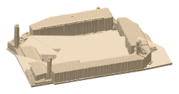 Tannadice Park, the silhouette LookUp draws on the map