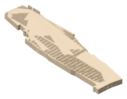 Glasgow Central station, the silhouette LookUp draws on the map