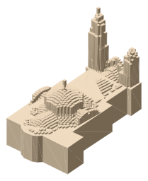 Mission San Francisco de Asís, the silhouette LookUp draws on the map