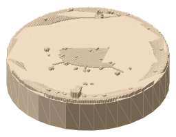 Oakland Arena, the silhouette LookUp draws on the map
