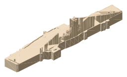 USS Hornet, the silhouette LookUp draws on the map