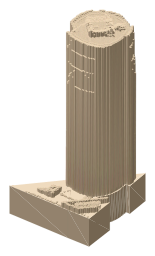 101 California Street, the silhouette LookUp draws on the map