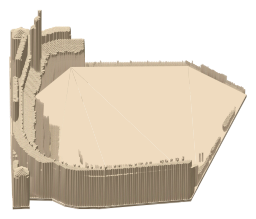 Oracle Park, the silhouette LookUp draws on the map
