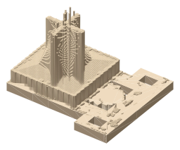 Cathedral of Saint Mary of the Assumption, the silhouette LookUp draws on the map
