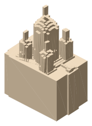 Holy Virgin Cathedral, the silhouette LookUp draws on the map