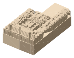 Asian Art Museum of San Francisco, the silhouette LookUp draws on the map