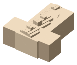 Fort Mason, the silhouette LookUp draws on the map